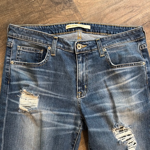 Big Star Women’s Size 30 Maddie Skinny Jeans Distressed Details - Picture 2 of 14